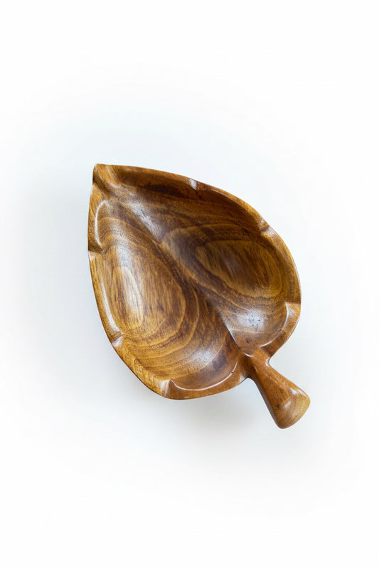 Wood Leaf Bowl