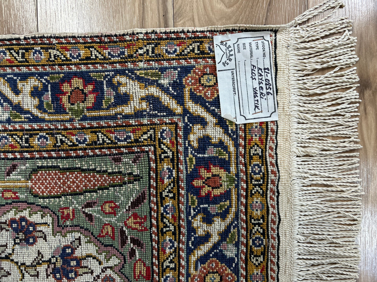 Hand-Knotted Vintage Persian-Style Rug (23.5” x 45”)