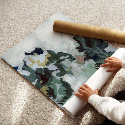 Modern Forest Abstract Print