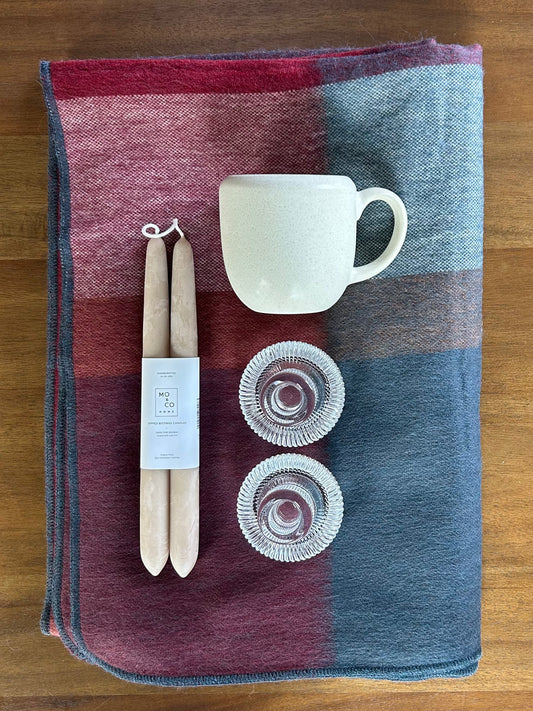Spring Limited Edition Caramel Apple Alpaca Throw & Taper Bundle