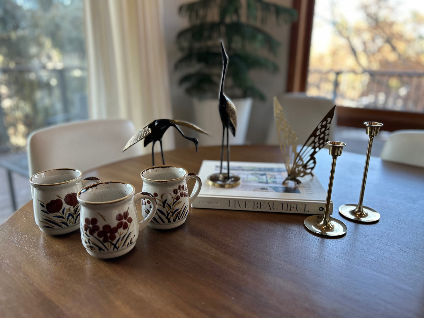 Vintage Brass Butterfly