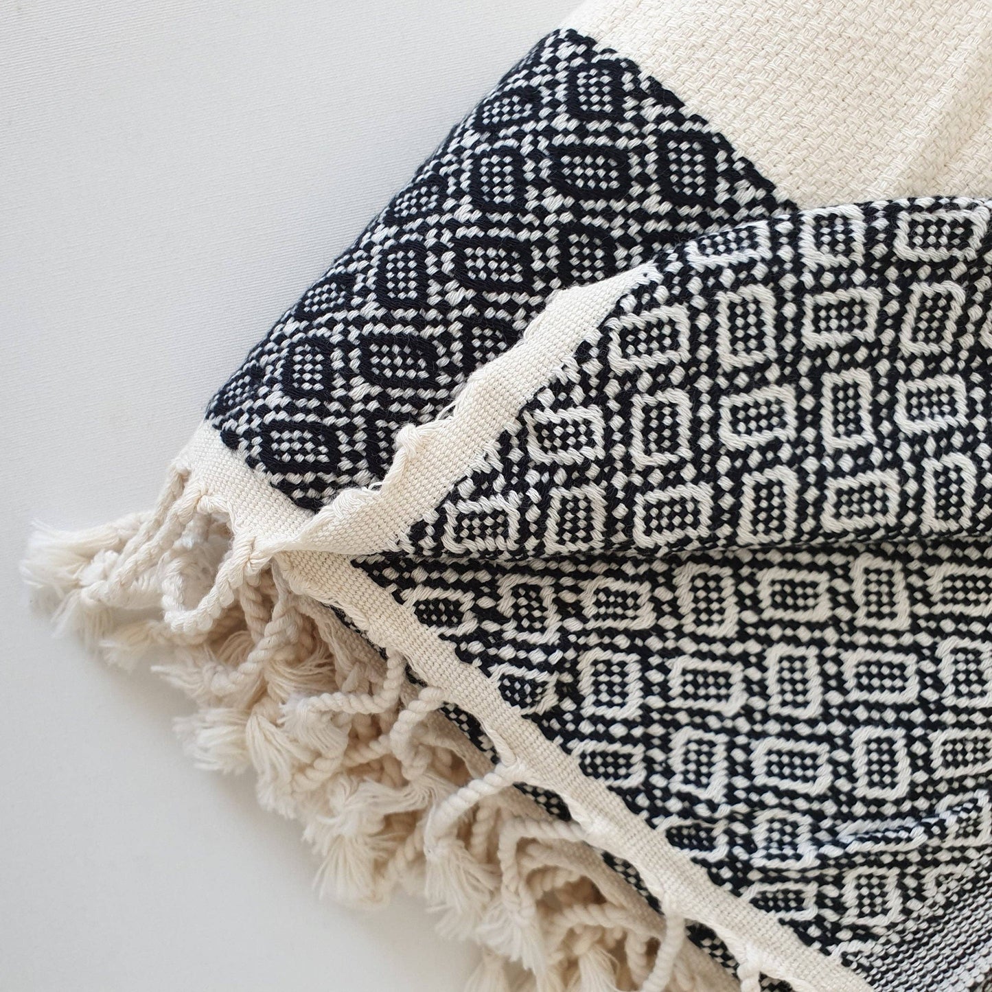 Lightweight Turkish Cotton Throw Blanket
