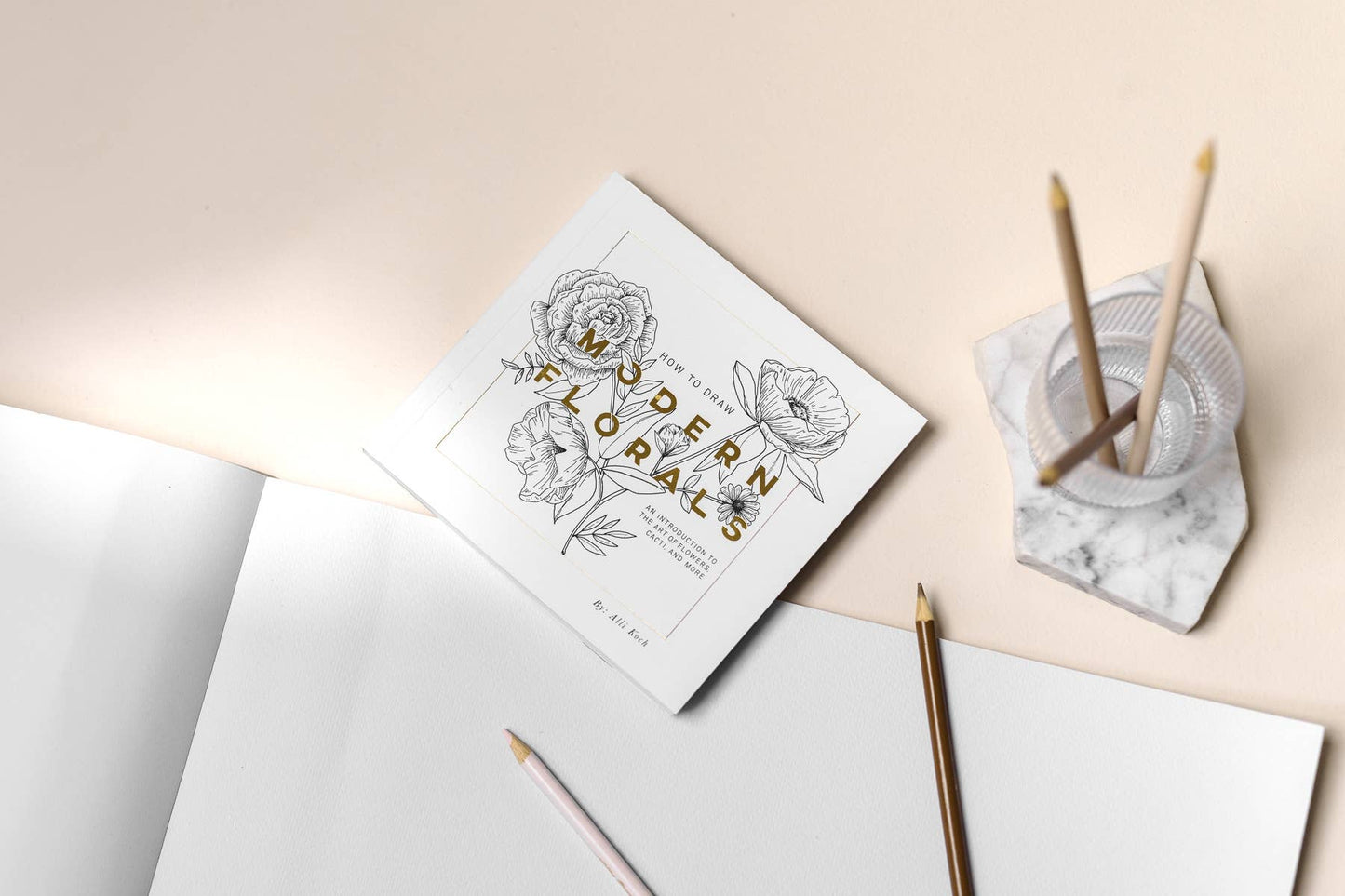 Spring Blooms How-To-Draw Book Art Bundle