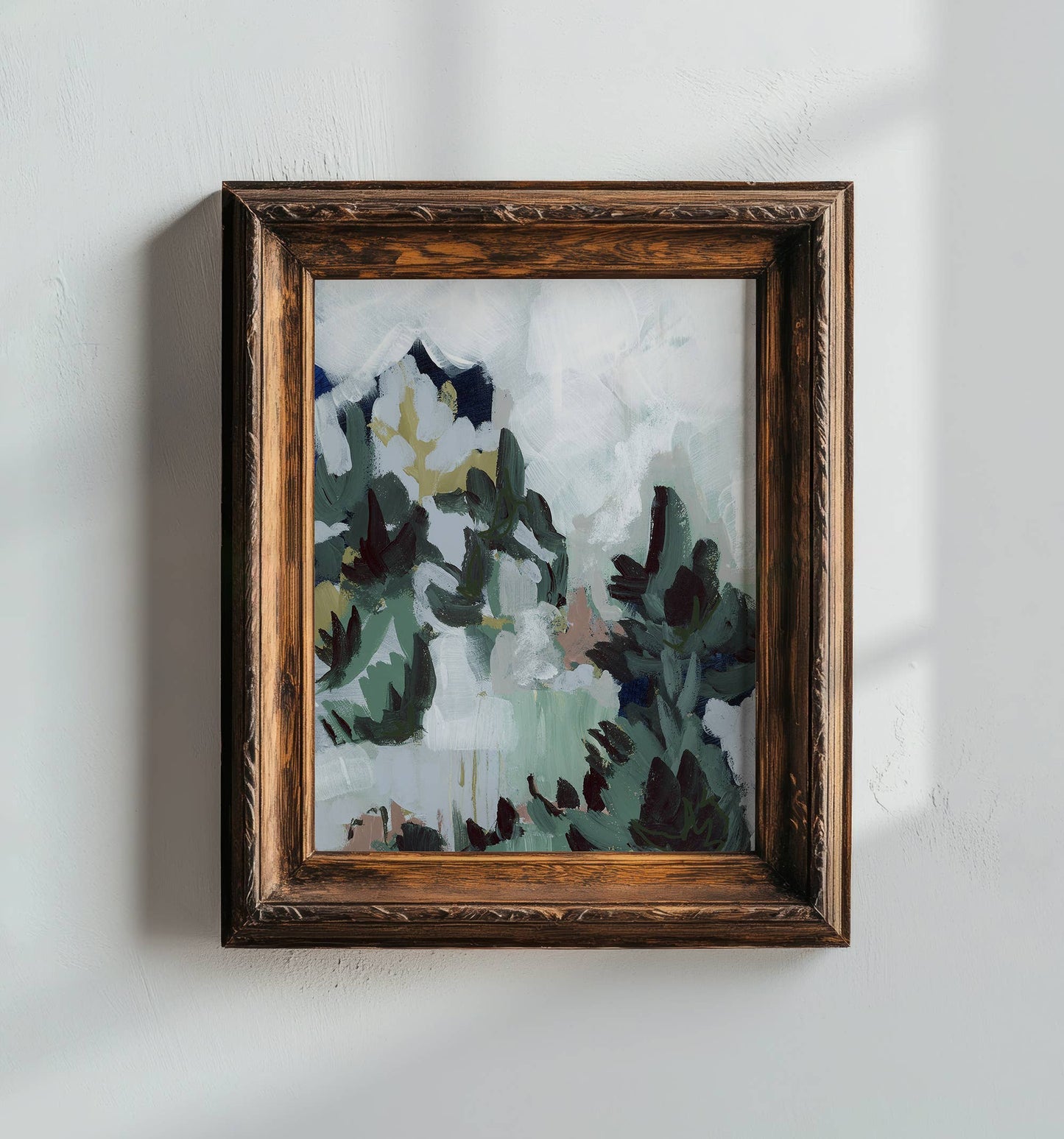 Modern Forest Abstract Print