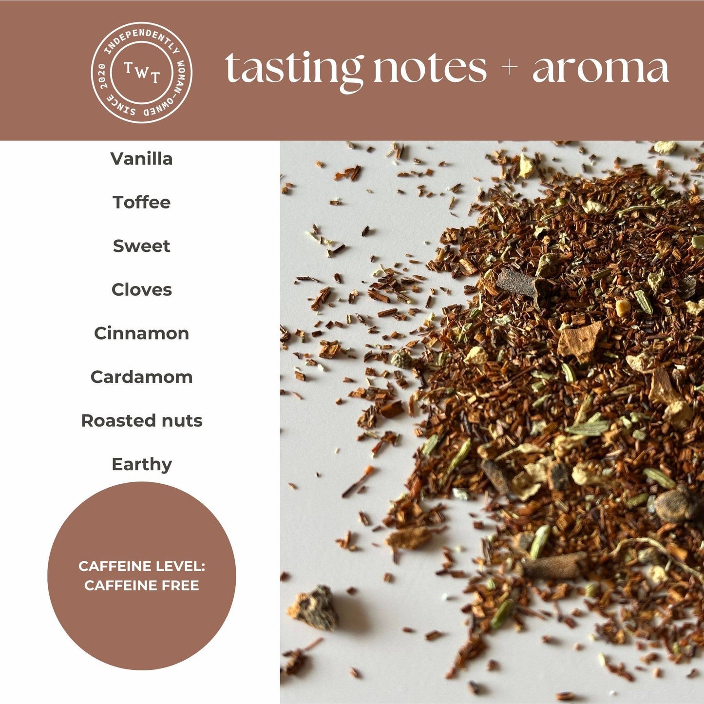 Rooibos Chai Herbal Decaf Mini Tea Tube