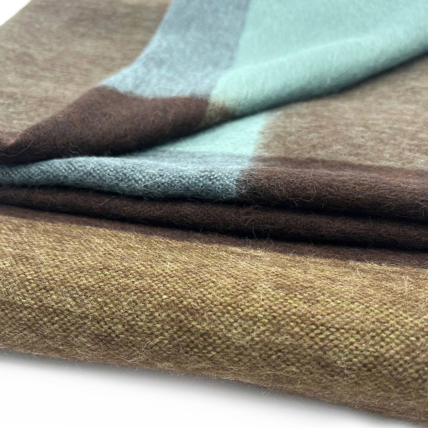 Alpaca Throw Blanket - Mosswood