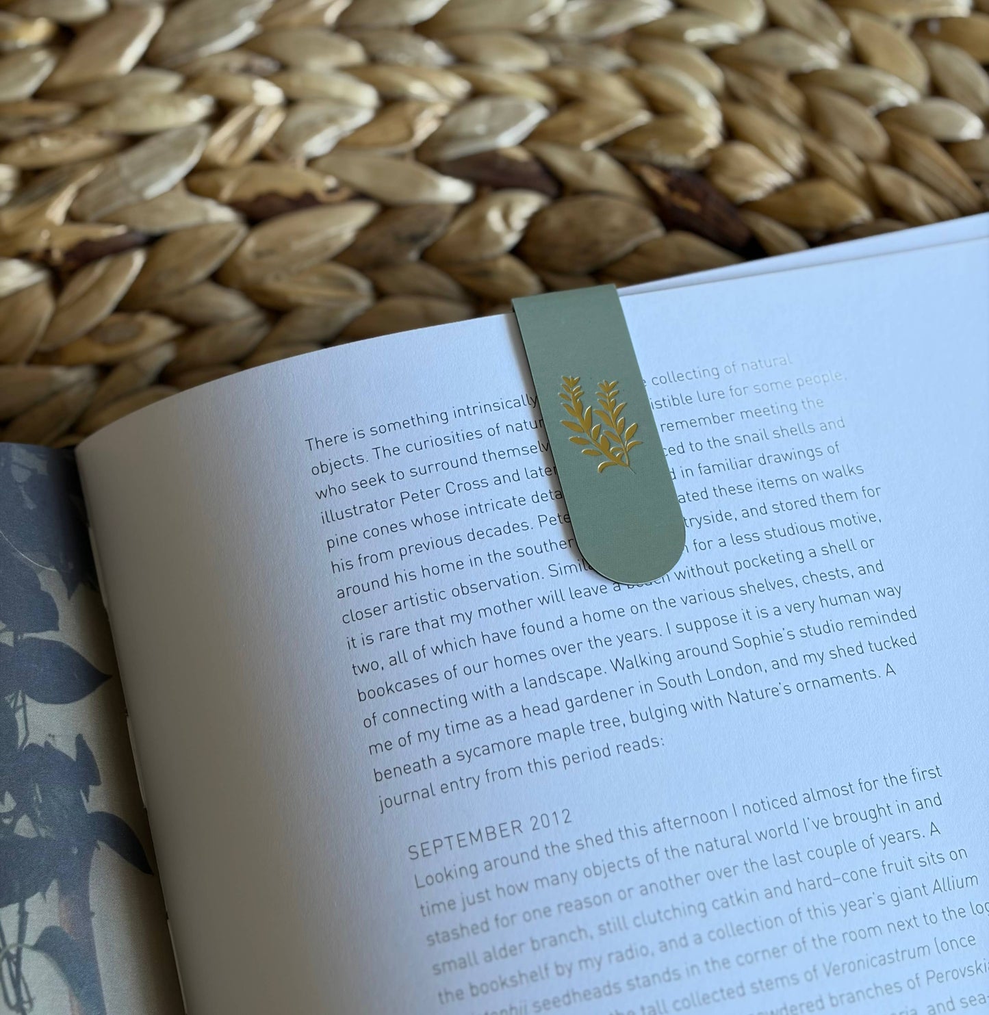 Sage Sprig Magnetic Bookmark