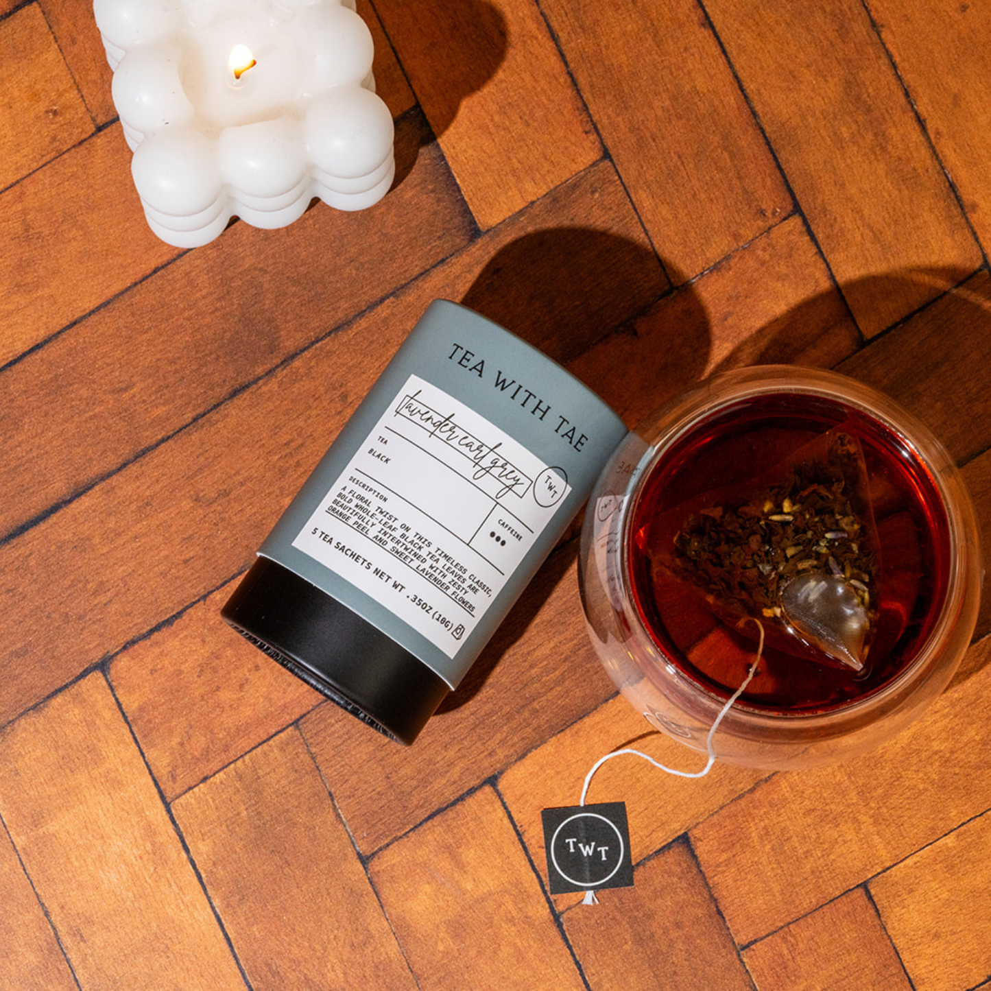 Lavender Earl Grey Black Tea Mini Tea Tube