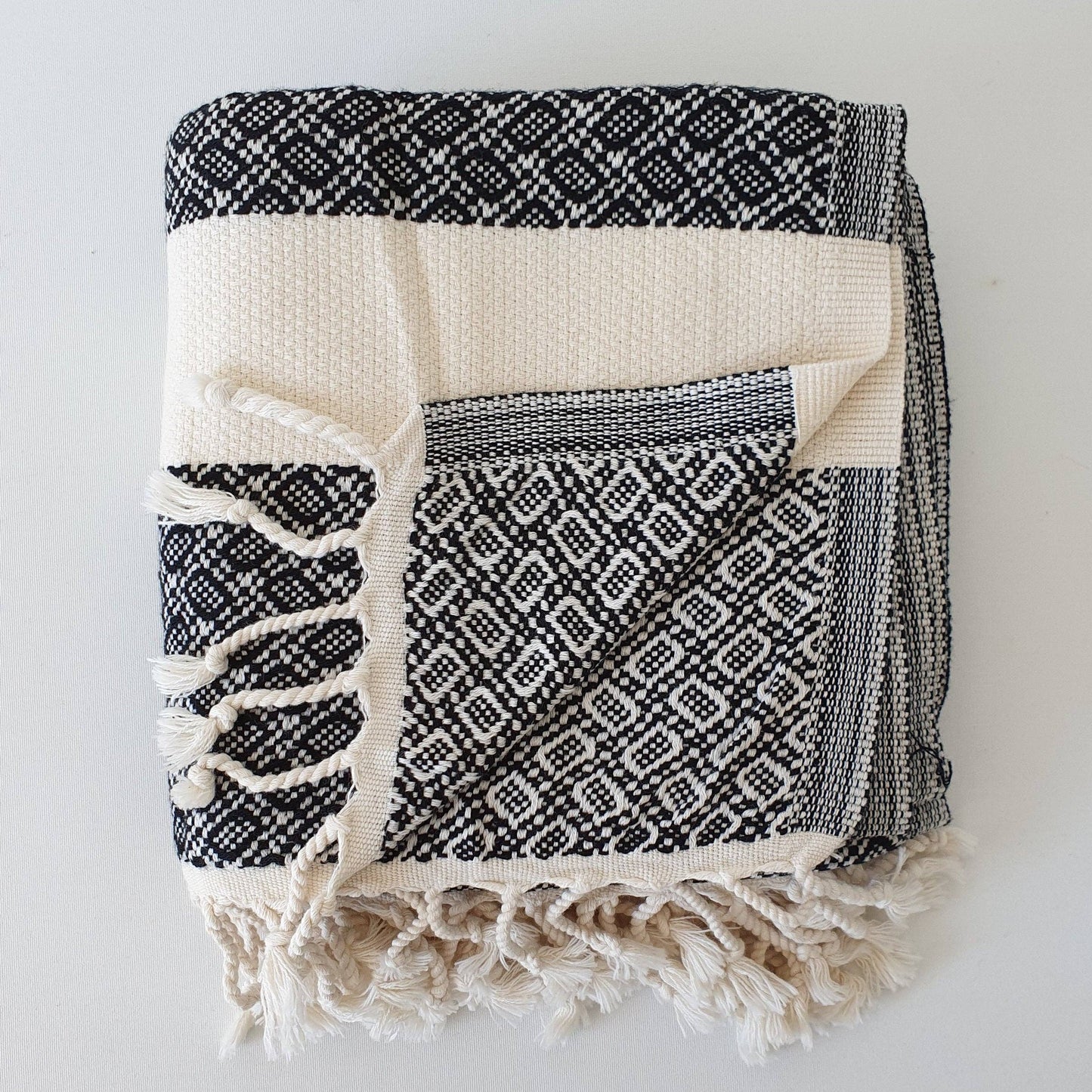 Lightweight Turkish Cotton Throw Blanket