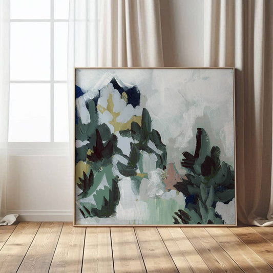Modern Forest Abstract Print