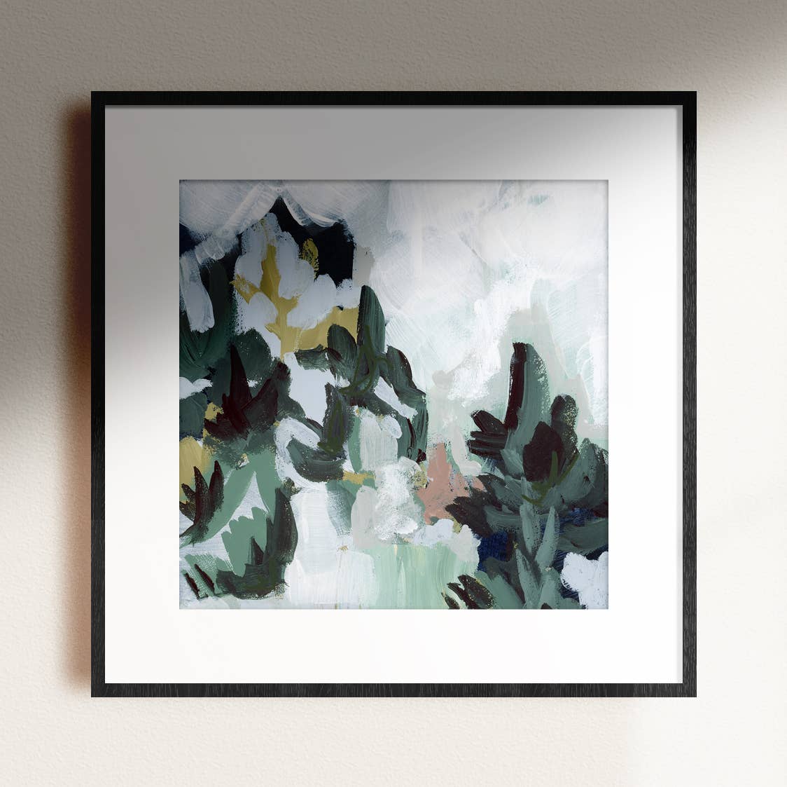 Modern Forest Abstract Print