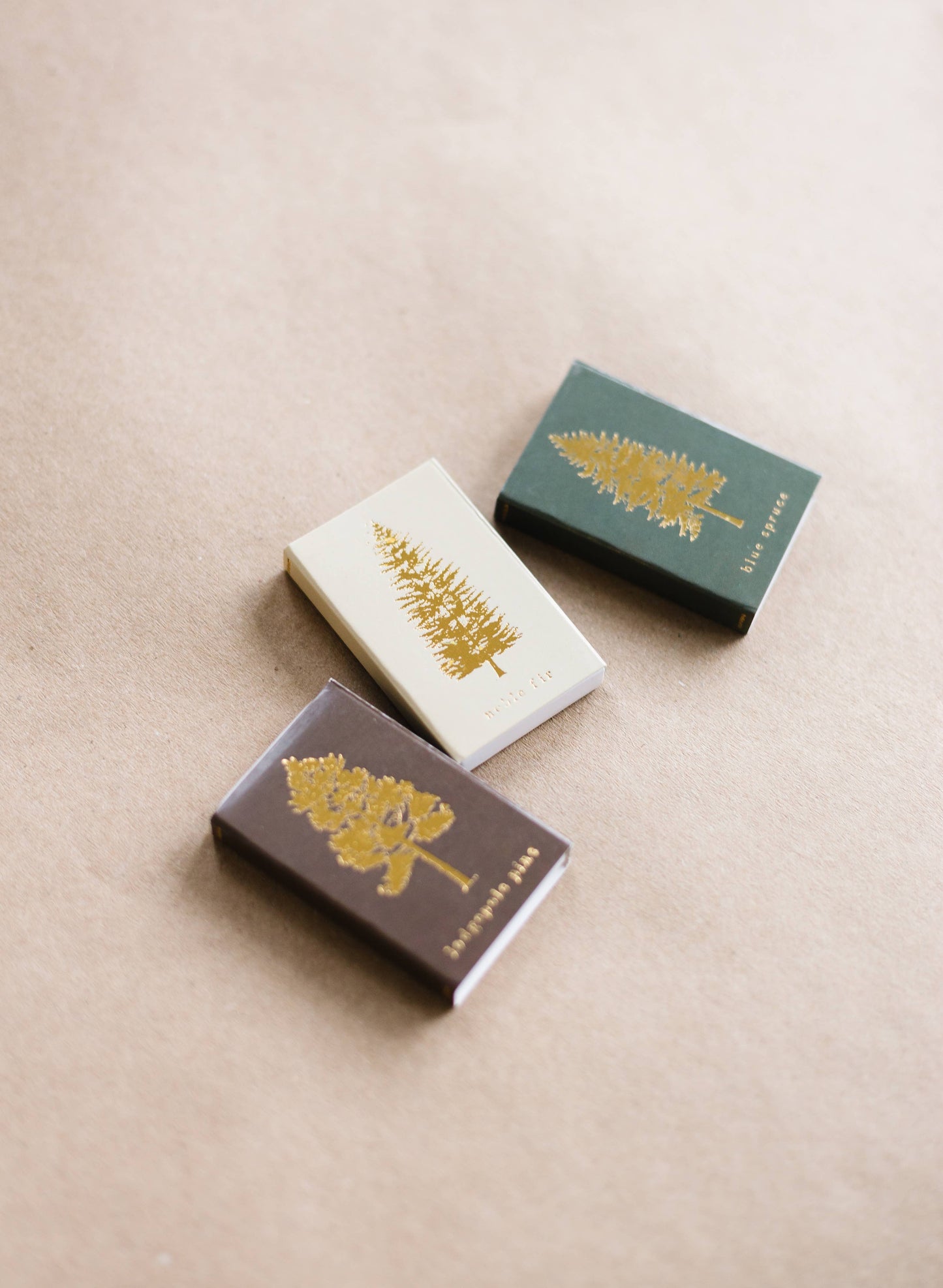 Blue Spruce Evergreen Matchbox