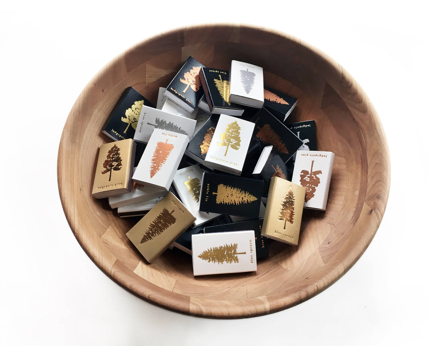 Blue Spruce Evergreen Matchbox