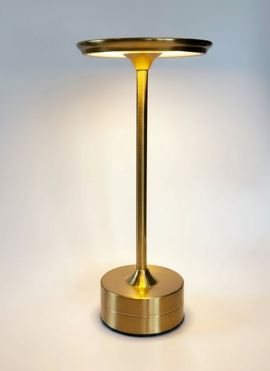 Portable Gold Metal Lamp