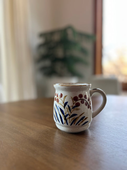 Vintage 1970's/80's Hand-Painted Japanese Stoneware Mug (4 of 4)