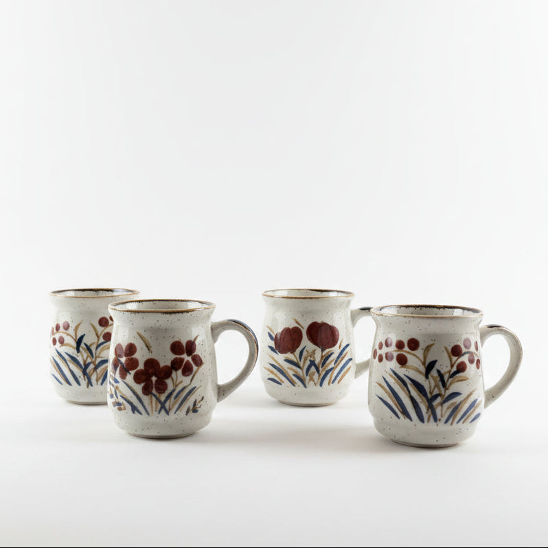 Vintage 1970's/80's Hand-Painted Japanese Stoneware Mug (3 of 4)