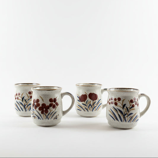 Vintage 1970's/80's Hand-Painted Japanese Stoneware Mug (3 of 4)