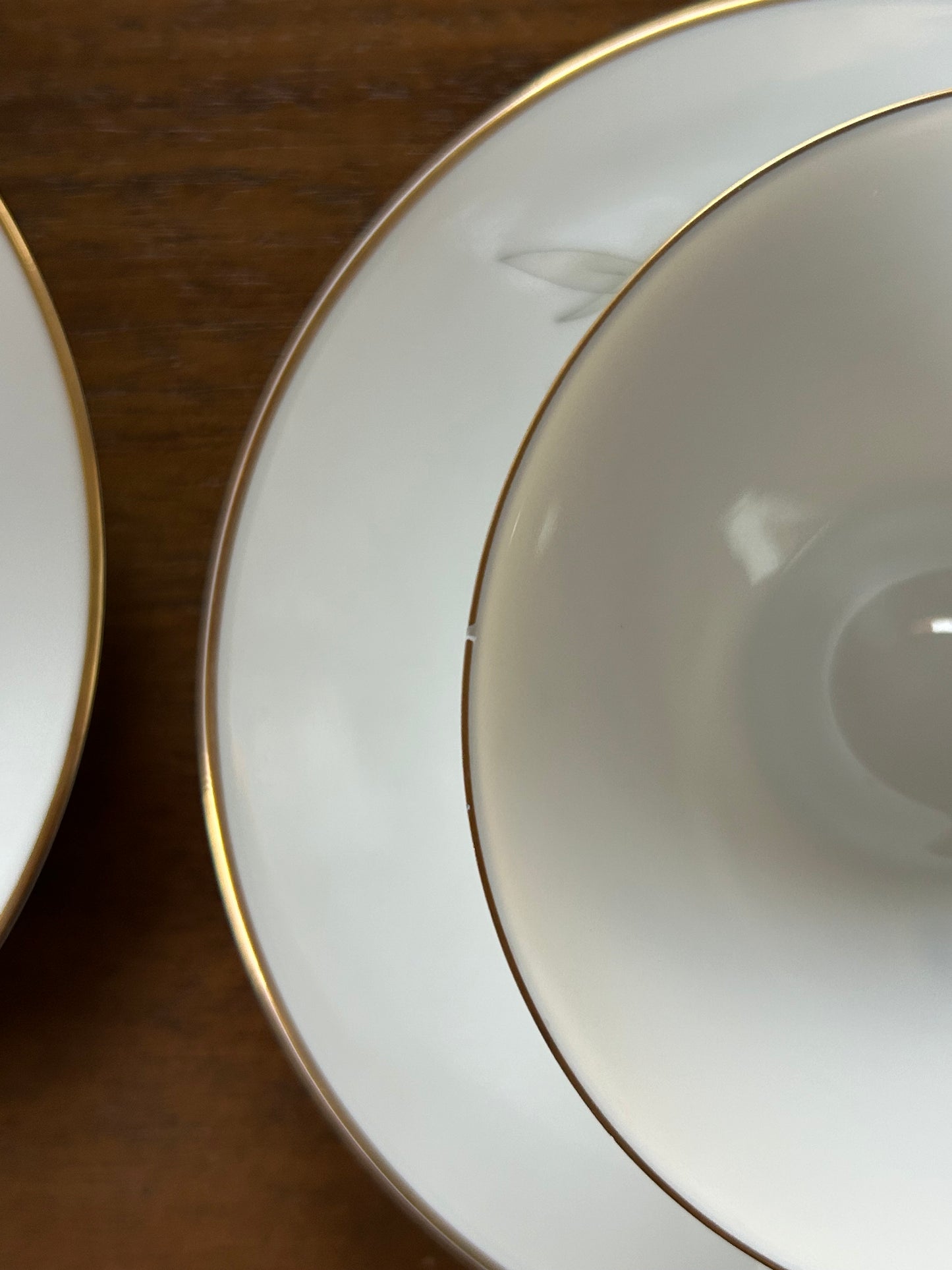 Vintage Rosenthal “Grasses” Porcelain Tea Set by Raymond Loewy (21 Pieces, Germany, 1950's)