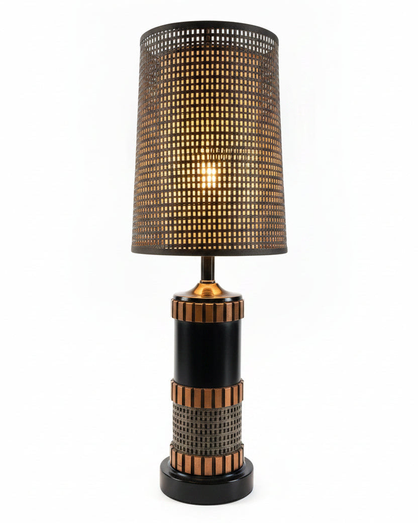 Vintage 1960's Midcentury Modern "Cage" Lamp