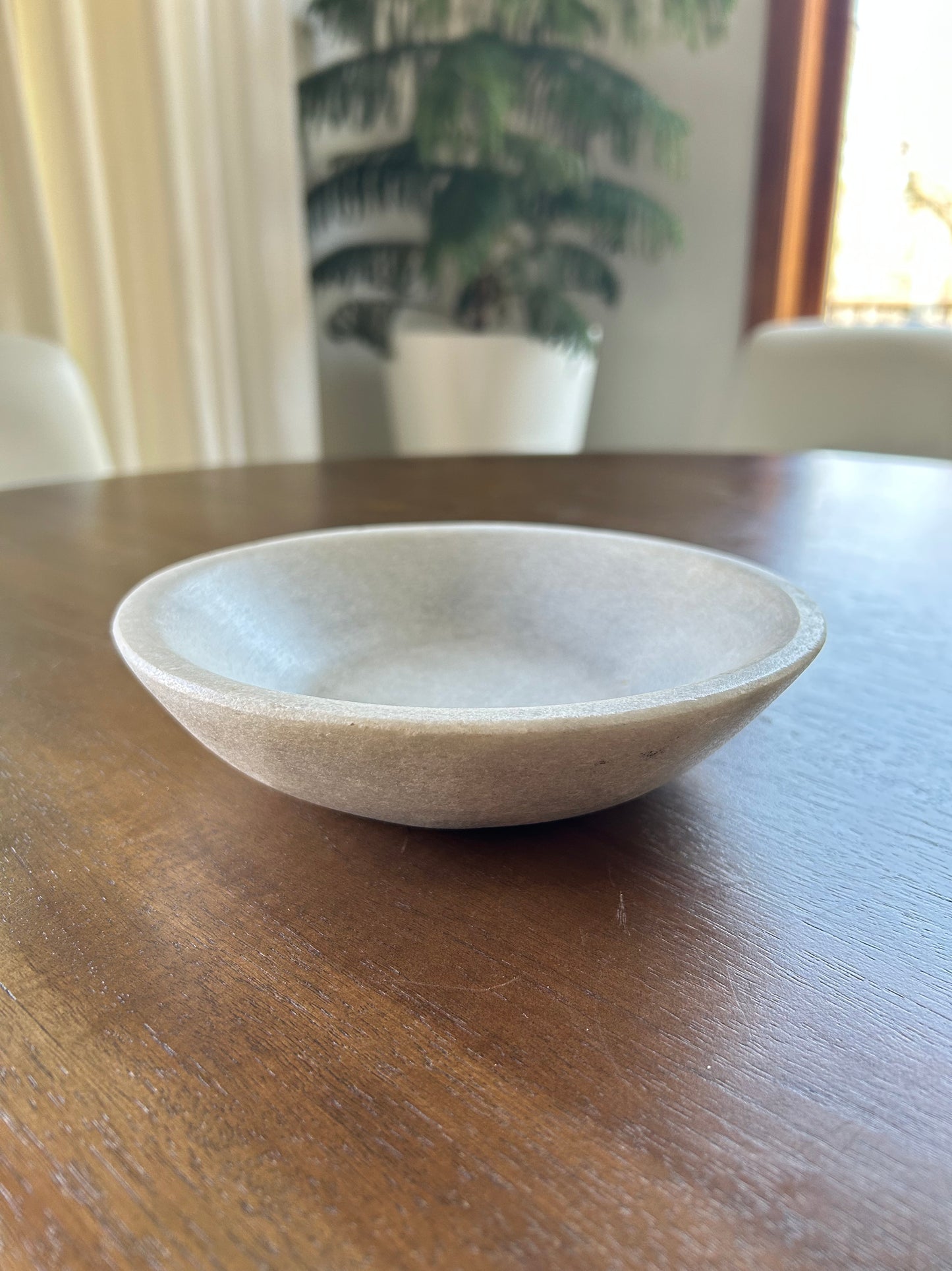 Carved Marble Trinket Bowl