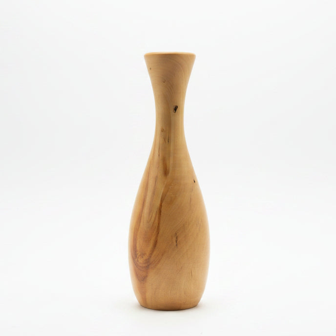 “Spinning Aspen” Hand-Turned Wood Vase