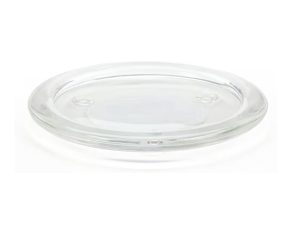 Clear Glass Pillar Plates