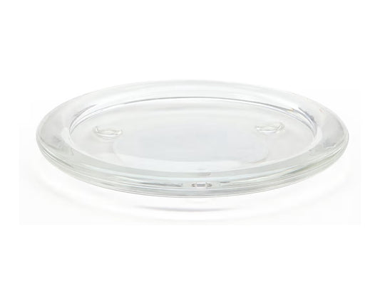 Clear Glass Pillar Plates