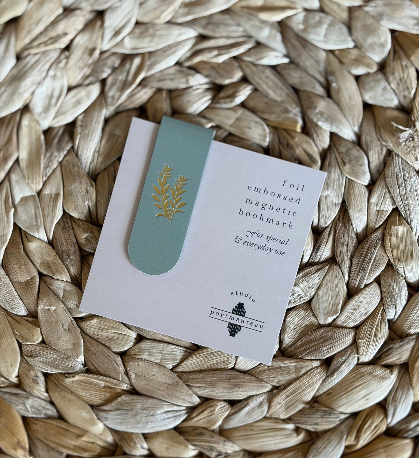 Sage Sprig Magnetic Bookmark