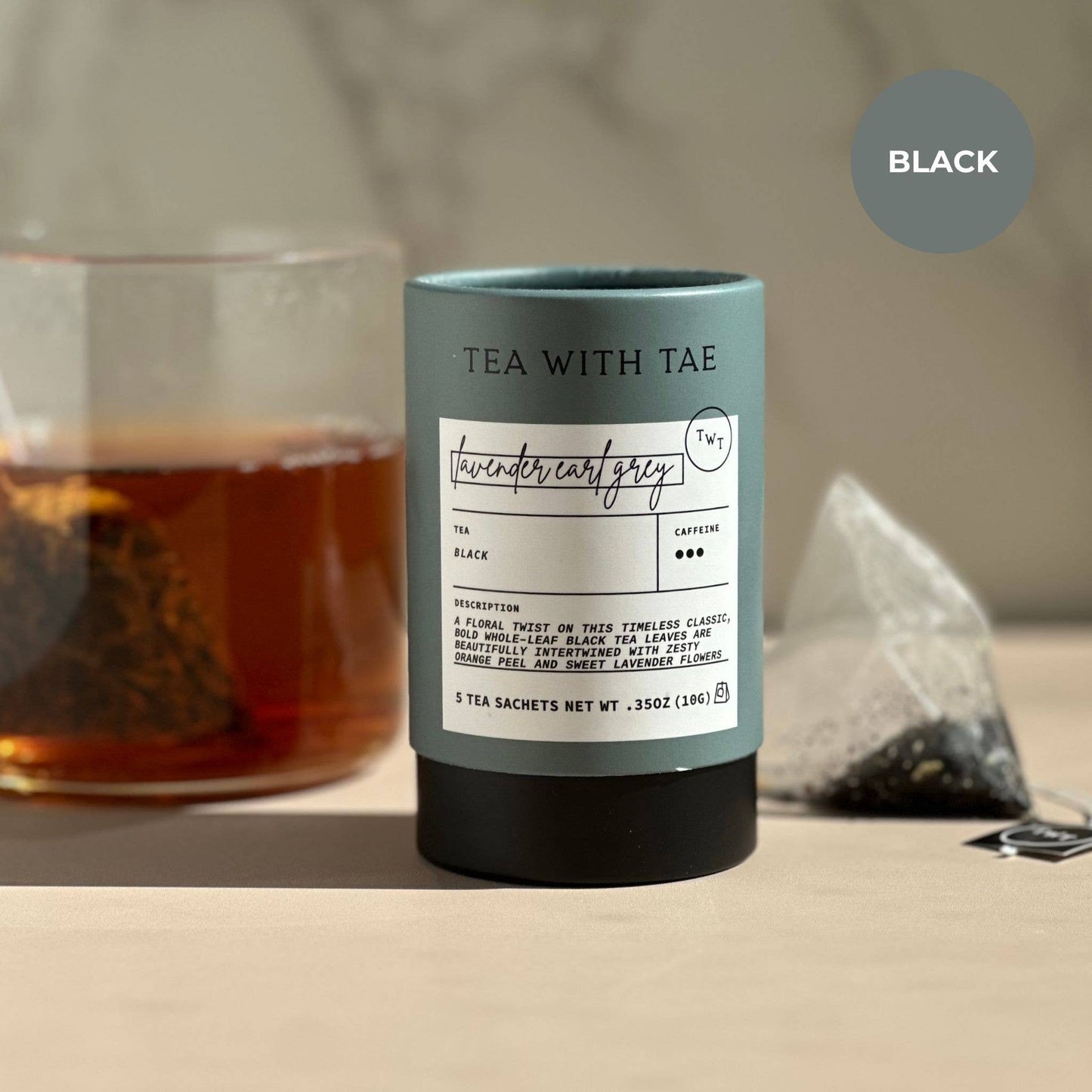 Lavender Earl Grey Black Tea Mini Tea Tube