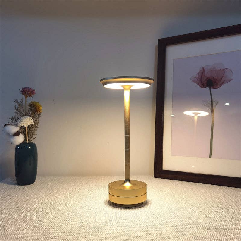 Portable Gold Metal Lamp