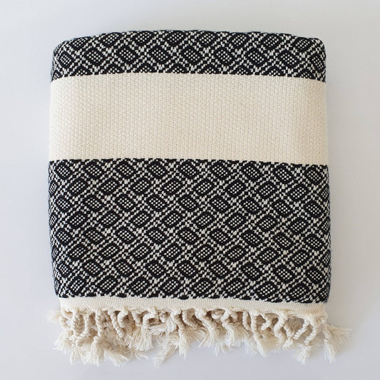 Lightweight Turkish Cotton Throw Blanket
