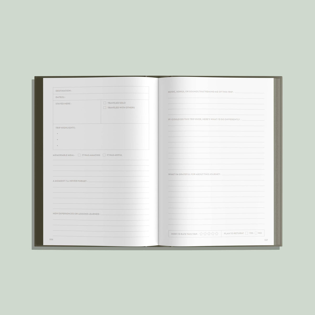 My Travel Journal: A Guided Journal (Gift for Travelers)