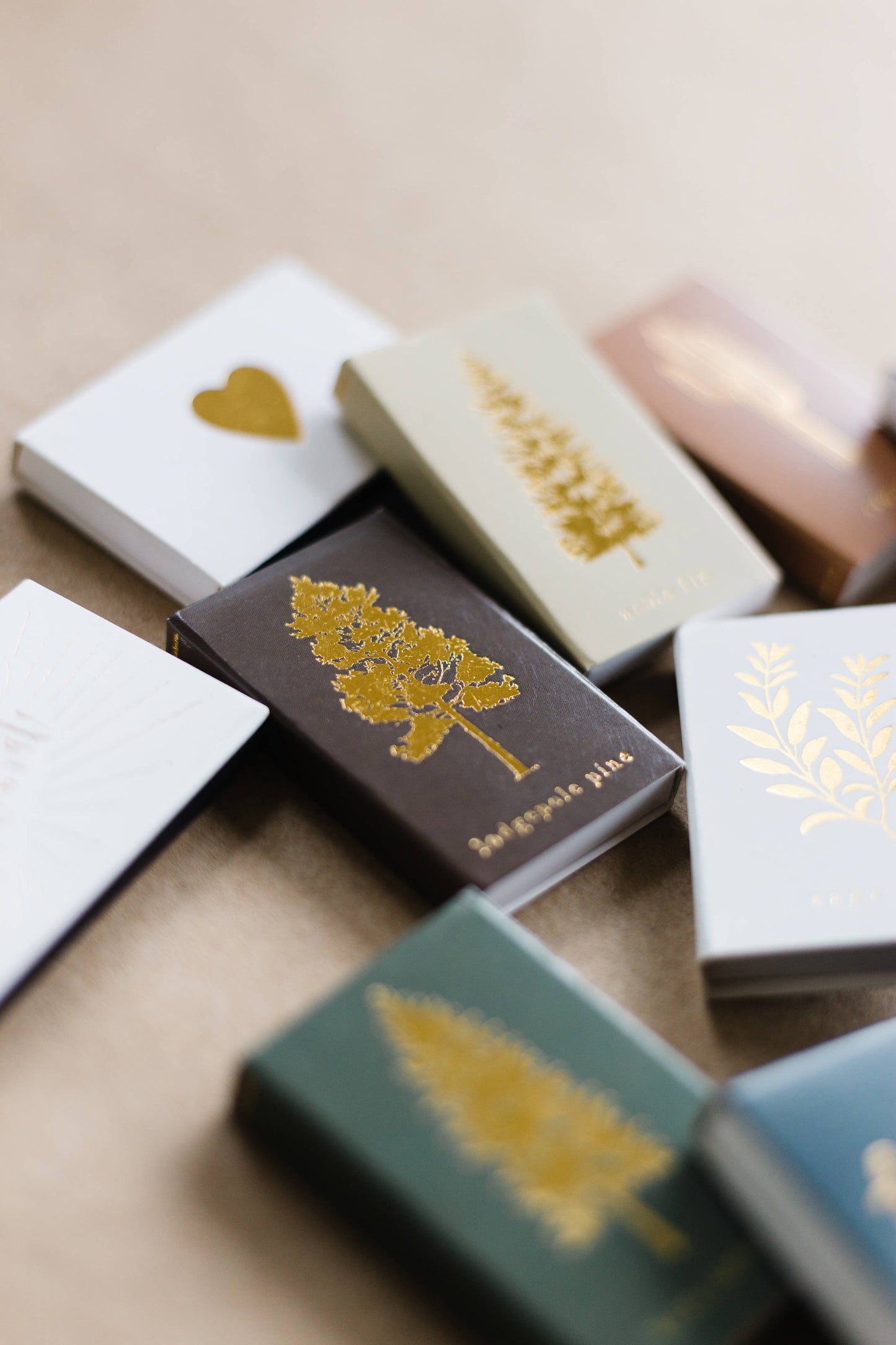 Blue Spruce Evergreen Matchbox