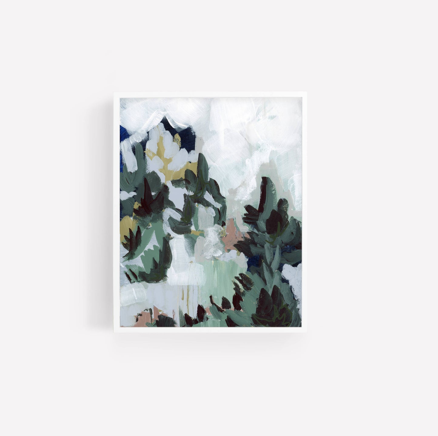 Modern Forest Abstract Print