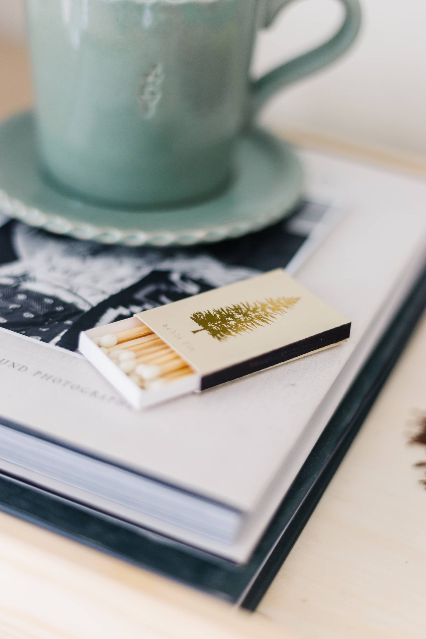 Noble Fir Tree Beige Matchbox