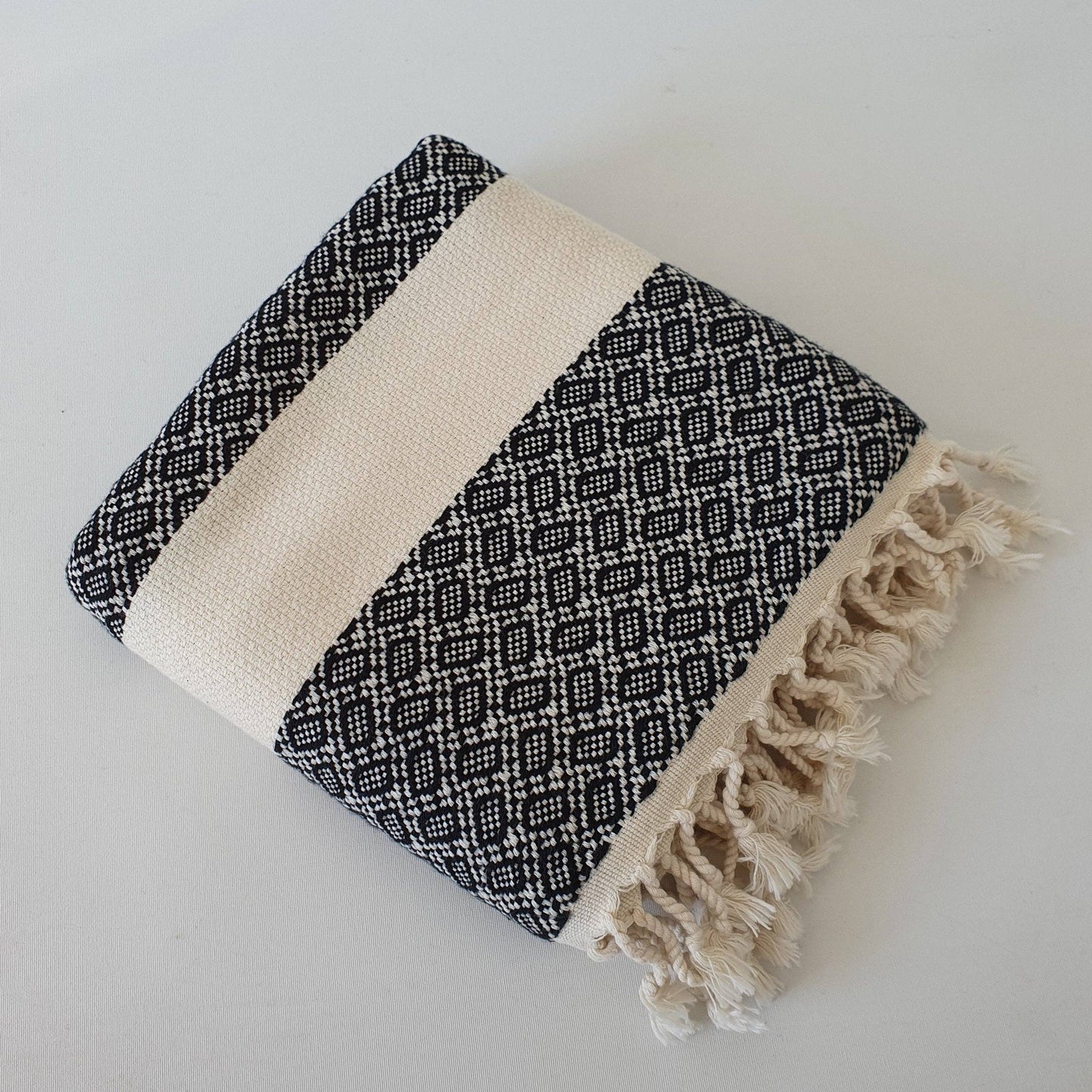 Lightweight Turkish Cotton Throw Blanket