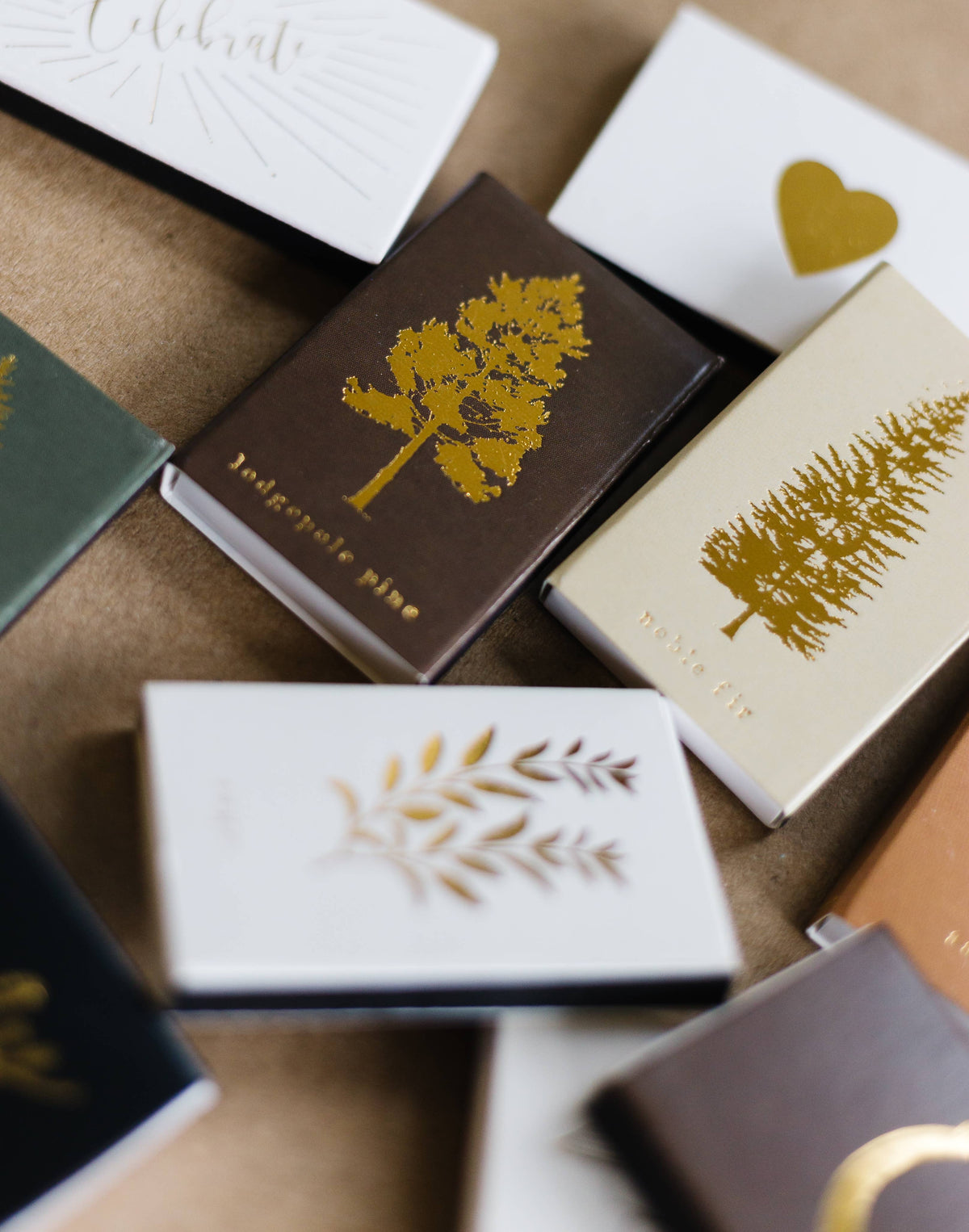 Lodgepole Pine Tree Matchbox | Tall Evergreen Matches